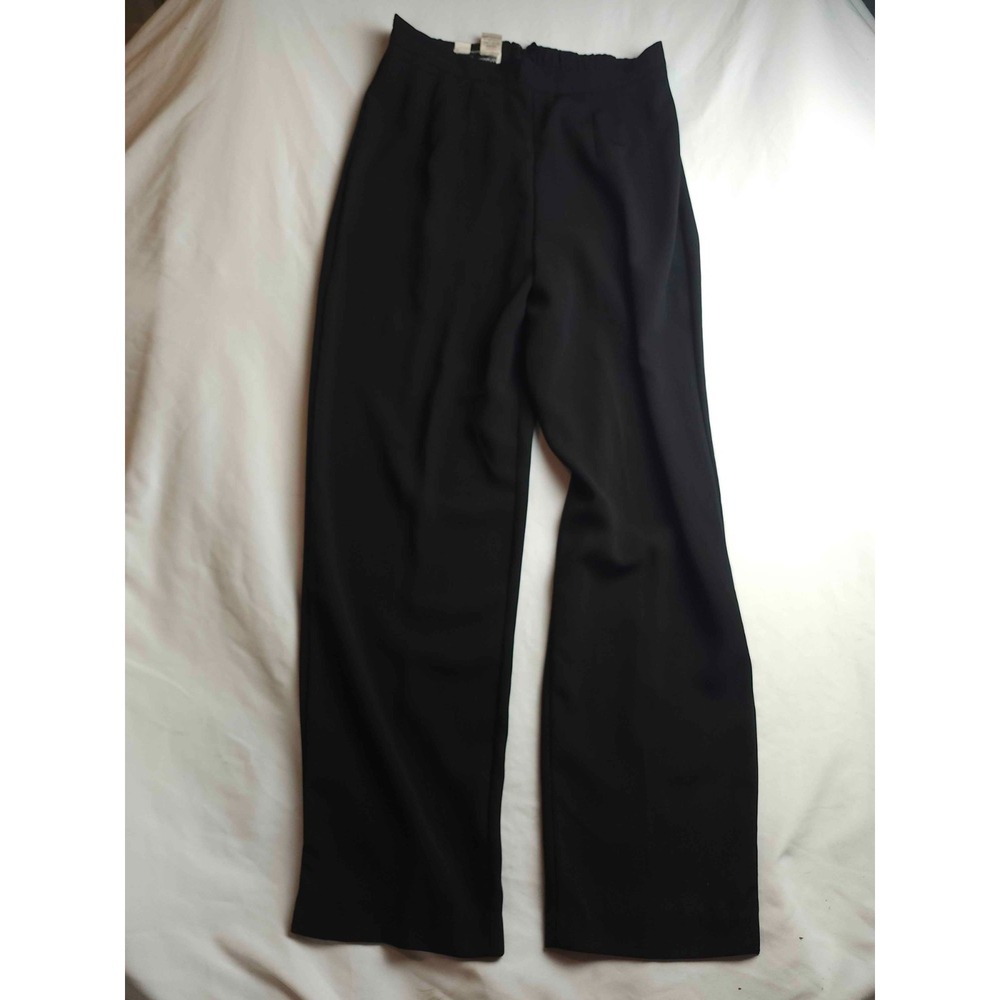 Betsy Lauren Trousers Pants Womens Size 10 Black Woven Office Career Corporate